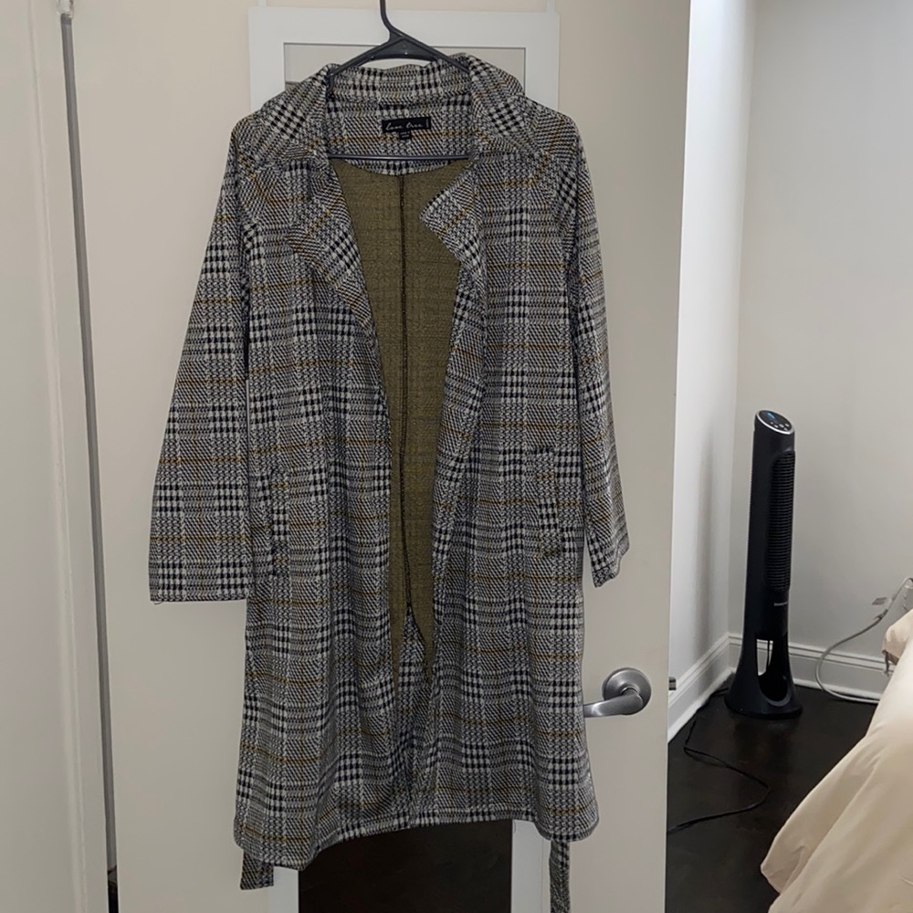 Trench coat style jacket